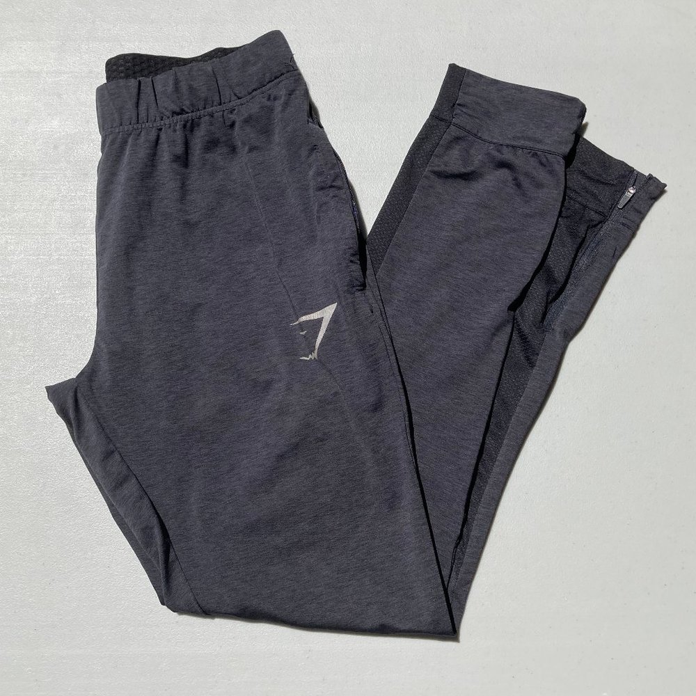 Gymshark Fallout Bottoms in Black Marl